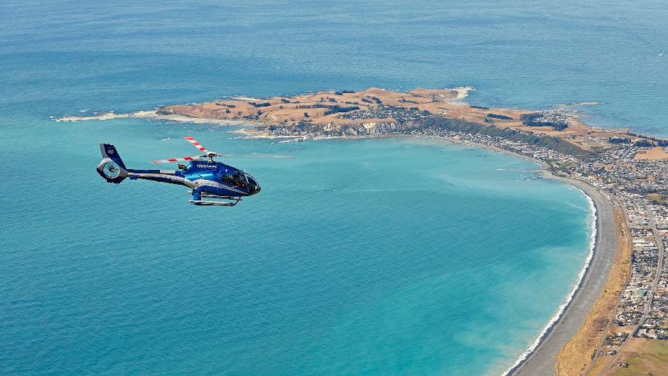 EC130 in flight